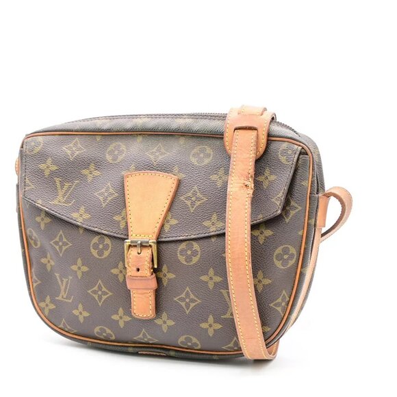 LOUIS VUITTON Jeune Fille GM Shoulder Bag Monogram Leather Brown M51225 33YE563 - Picture 1 of 16